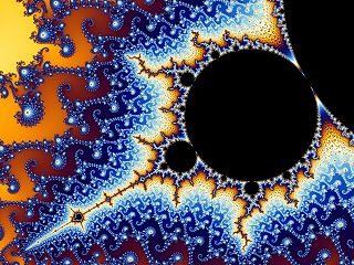 Partial view of the Mandelbrot set. Created by Wolfgang Beyer. This file is licensed under the Creative Commons Attribution-Share Alike 3.0 Unported license. 